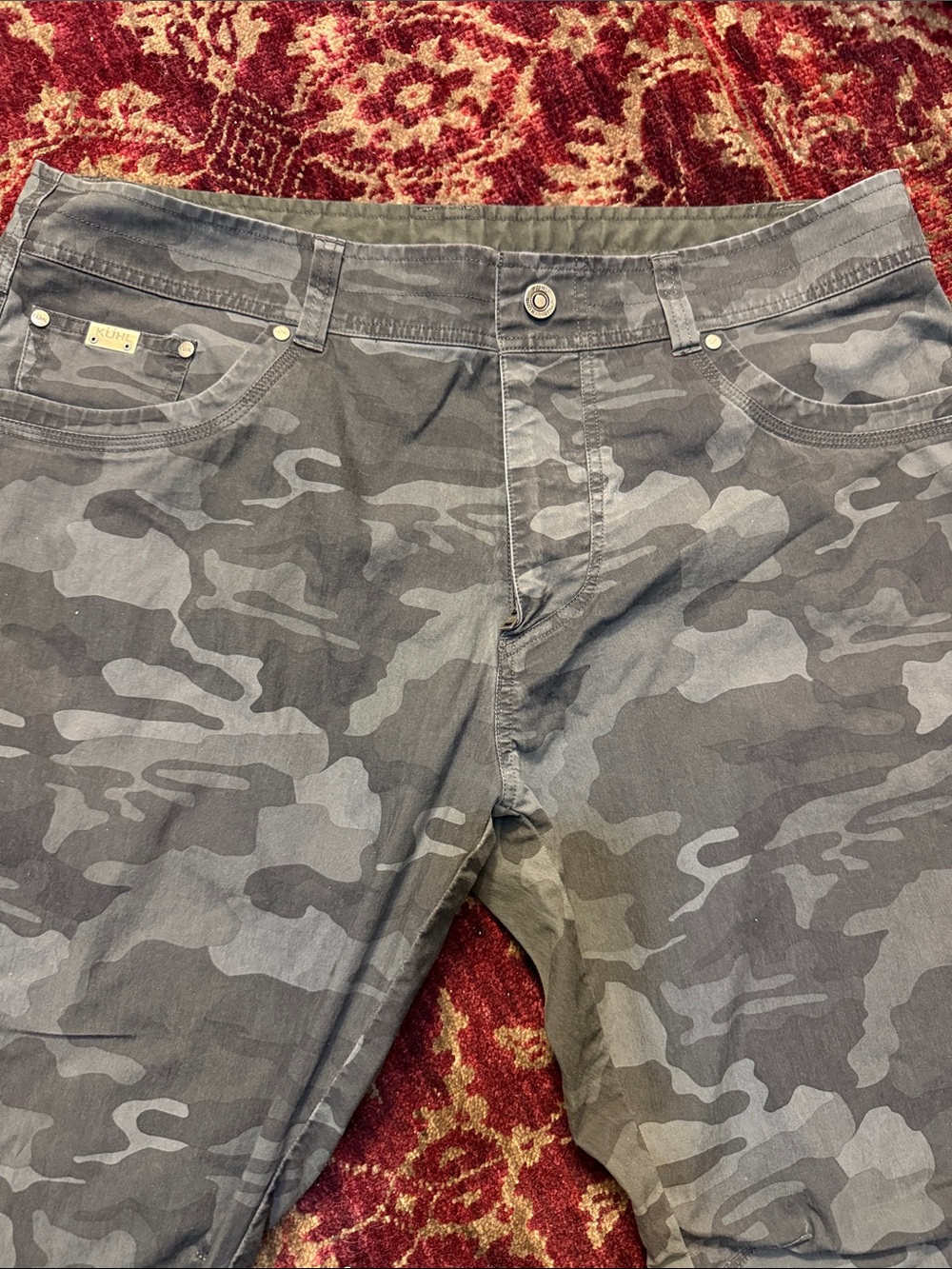 Kuhl Men's Gray Camo Pants—Revolvr
